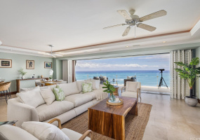 The serenity of the ocean welcomes you home as you step from the elevator into your living area
