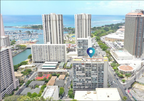 Located directly next to Ala Moana Shopping Center and the Convention Center