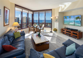Generous Ocean views from your dynamic living room! Angular architectural design adds to the excitement of living space.