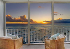 Watch the sunset from your lanai.